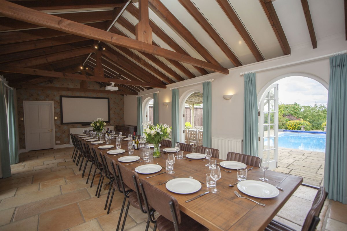 The Farmhouse - inside dining for 24